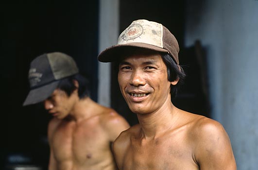 Arbeiter in Saigon, Vietnam