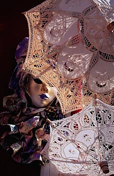 Spitzen+Maske in Burano
