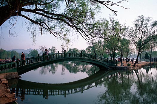 Park des Sommerpalastes in Chengde, China