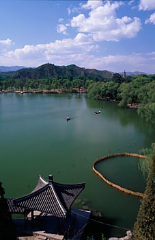 Park des Sommerpalastes in Chengde, China