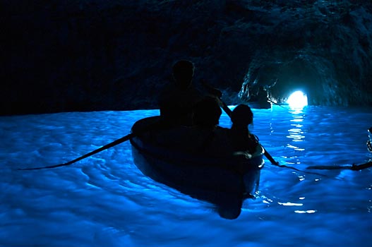 Blaue Grotte auf Capri, Italien