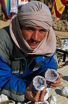 Steinverkäufer, Tunesien