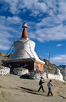 Stupa in Leh, Ladakh, Indien