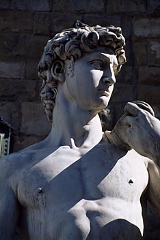 David auf Piazza della Signoria, Florenz